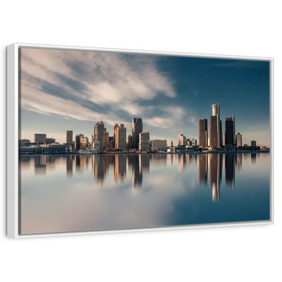 Reflet de Detroit Skyline
