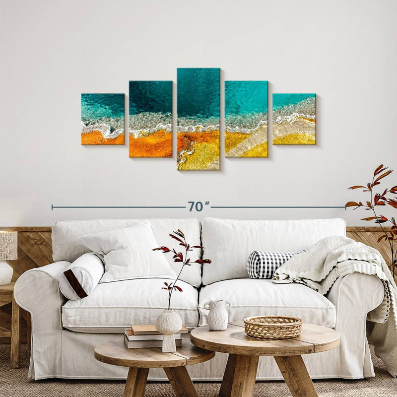 West Thumb Geyser Basin, 24" H x 55" W