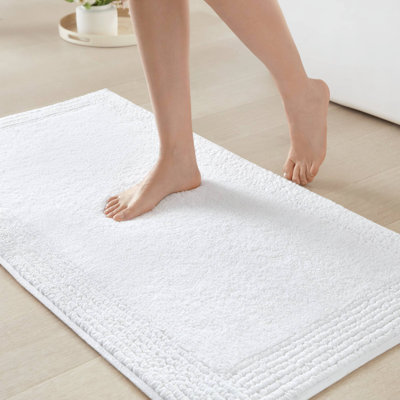 Tapis de bain réversible 100% coton touffeté 3000 g / m²