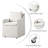 Hidar Upholstered Dining Armchair with Casters-1755915667