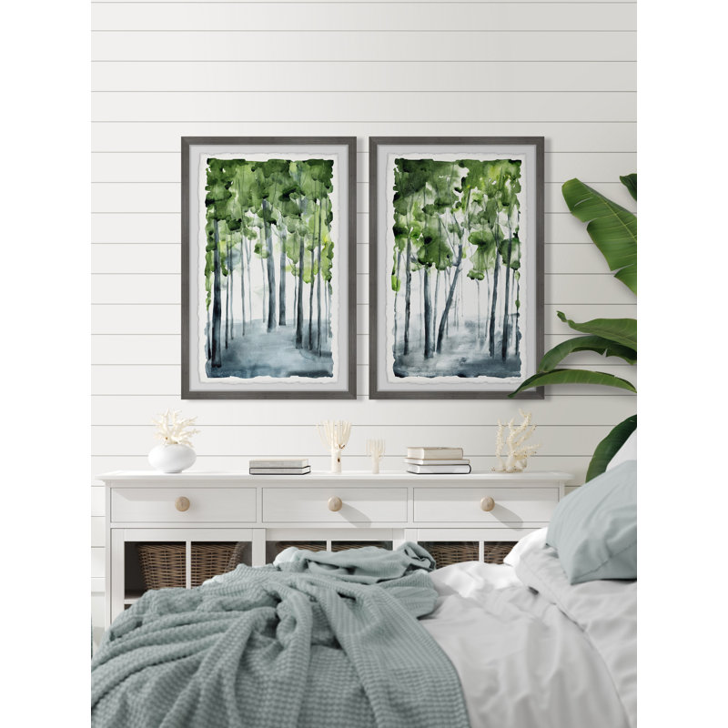 Anything Can Happen Diptych by Marmont Hill - 2 Piece Single Picture Frame Painting Set, 30cm H x 20cm W x 3.81cm D