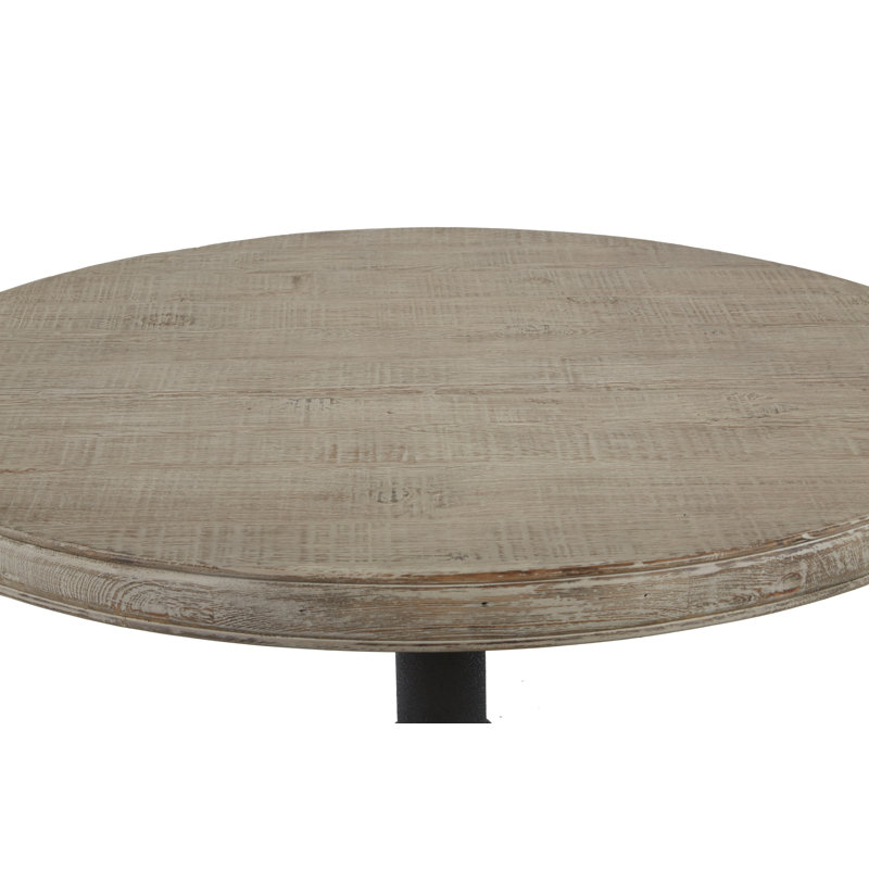 Table de salle à manger ronde Bort, Gris moyen