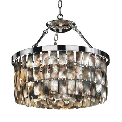 Mailbu 6 - Light Drum Chandelier