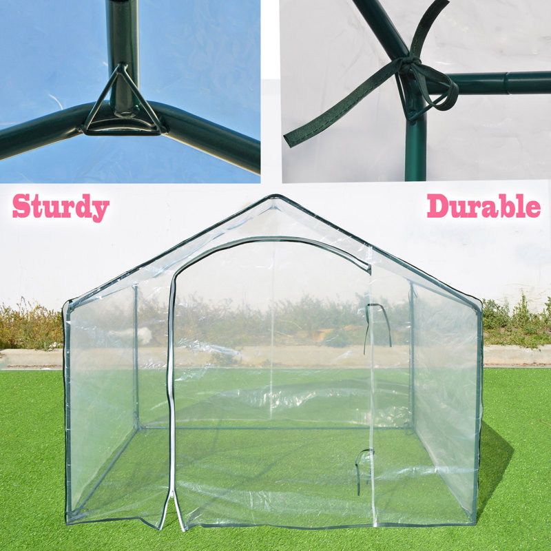 5.8' W x 3.5' D Greenhouse