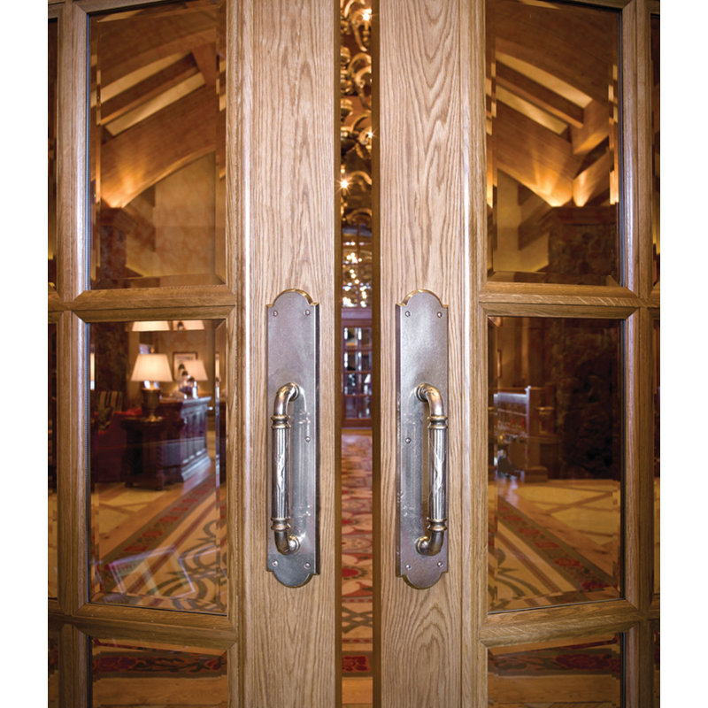 Ribbon And Reed Bronze Shutter / Door Accessory, Silicon Bronze Medium