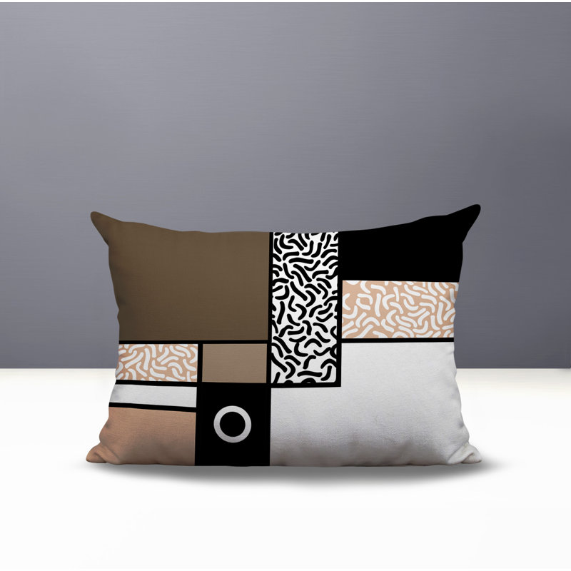 Coussin lombaire réversible intérieur / extérieur Plexa, Rectangle H 14 po x l 20 po