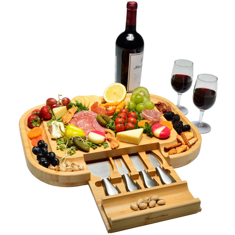 August Grove® Savala Bamboo Cheese Board