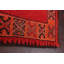 Tapis marocain rouge en laine noué à la main 5 x 10