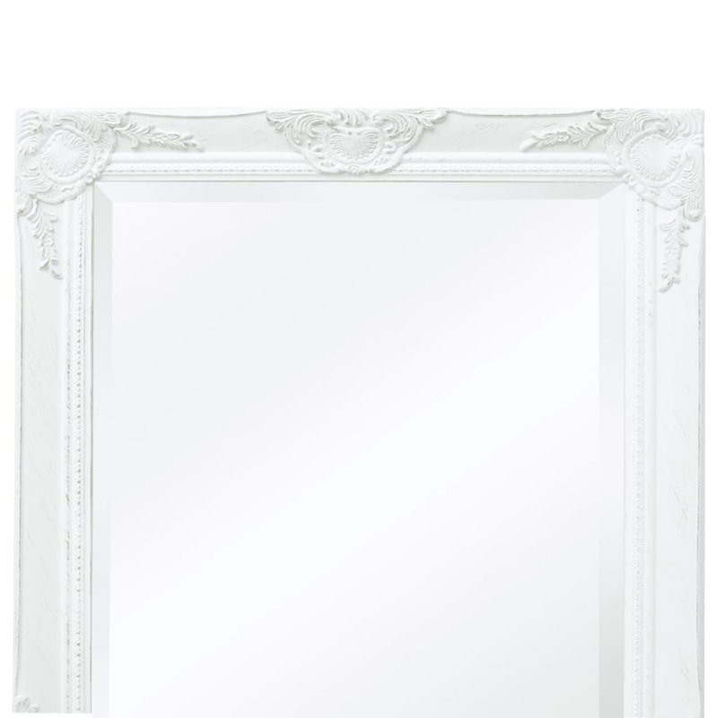 Miroir mural Miroir de salle de bain, 39,25 po x 19,75 po, Blanc