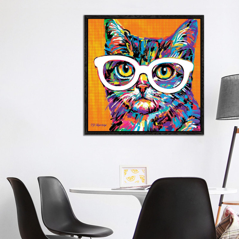 Pumpkin by P.D. Moreno - Print on Canvas, Black Framed, 93.98 cm H x 93.98 cm W