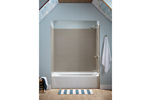 Ensemble 30.25'' L Soaking Bathtub, White