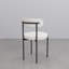 Ensemble de 2 chaises de salle à manger modernes et blanches Boucle Side-1528646628