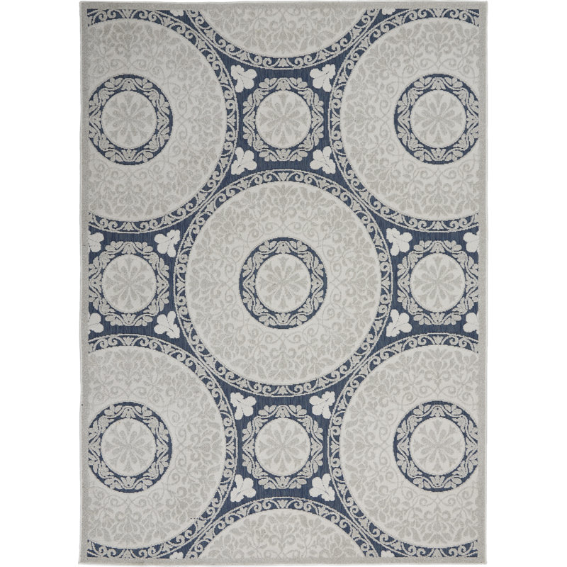 Tapis bleu Romelia, Rectangle 4 pi x 6 pi