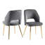 Chaises de salle à manger rembourrées Lunas-1226383739