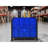 Blue Polypropylene Bulk Container, 600 Lbs Capacity, 4 - Way Access, 30.78 In Width Collapsible Storage 39.86 Depth