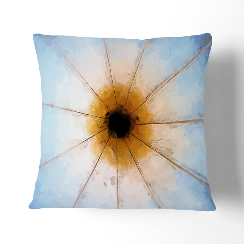 Abstract Square Throw Cushion, Stone, 40cm H x 40cm W x 15cm D