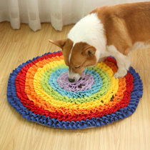 Pet Snuffle Mat for Dogs Interactive Feed Game Sunflower Suction