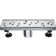 Seine River Series 12 Inch Long Stainless Steel Linear Floor Shower Drain