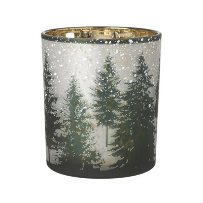 Glass Tabletop Tealight Holder