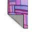 Tapis mauve tissé à la machine-68654414
