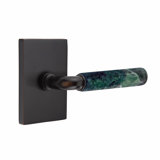 Select Privacy (Bed & Bath) Door Lever with Rectangle Rosette