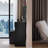 17" Round Led Mirror Dressing Table And Cushioned Seat, Touch - Operated 3 Color Lighting With Adjustable Brightness, Large Multi Layer Storage, Ideal For Small Guest Room Spaces, American Designed