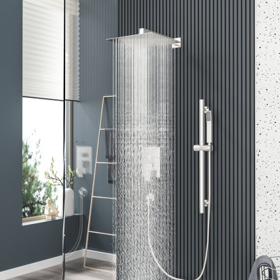 Pressure-Balanced Complete Shower System with Rough in-Valve