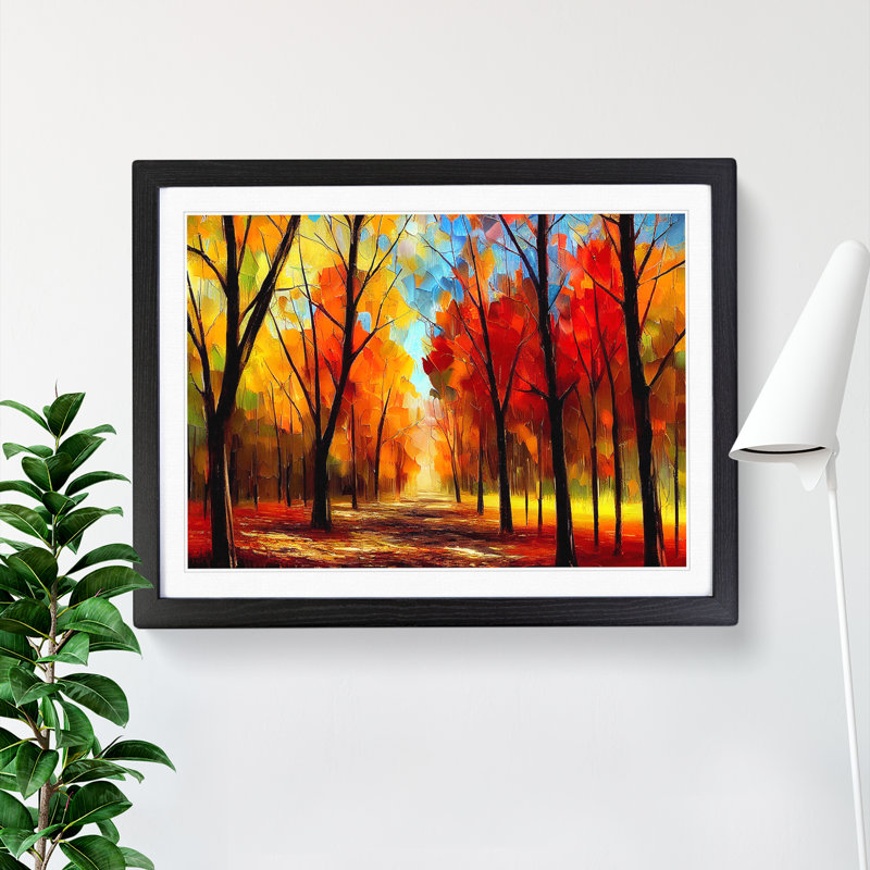 Amazing Autumn Forest Vol.2 - Framed Print, Black Framed, 46cm H x 64cm W x 2cm D