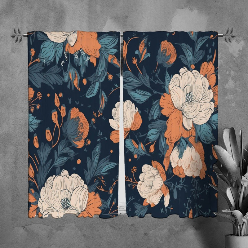 Paire de rideaux obscurcissant en polyester Lashieka, L 20 po x L 61 po