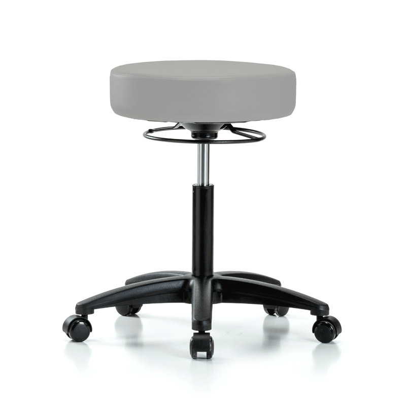 Tabouret pivotant à hauteur réglable à 360 degrés | Hauteur du banc moyen: 20,5 à 28 po, H 28 po x l 24 po x P 24 po