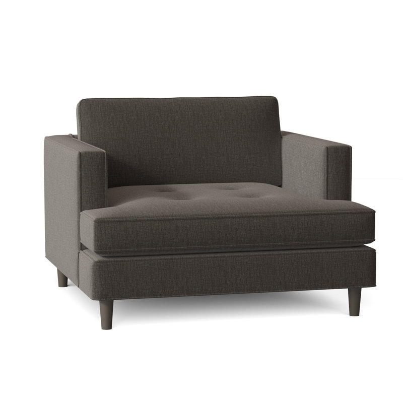 Upholstered Armchair, Napa Steel Chenille