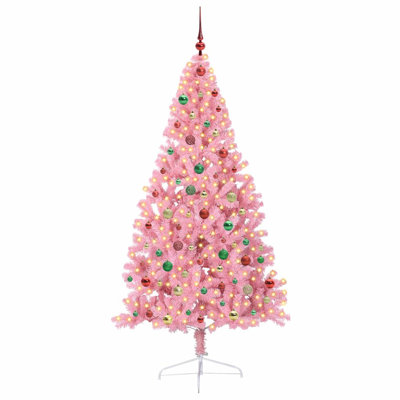5.91' H Lighted Artificial Christmas Tree