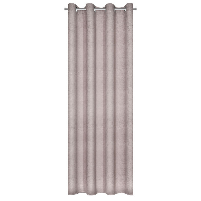 Addine Blackout Curtains Single Panel, Rose
