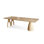 Burlywood Rectangular Solid Dining Table For Dining Room/Kitchen