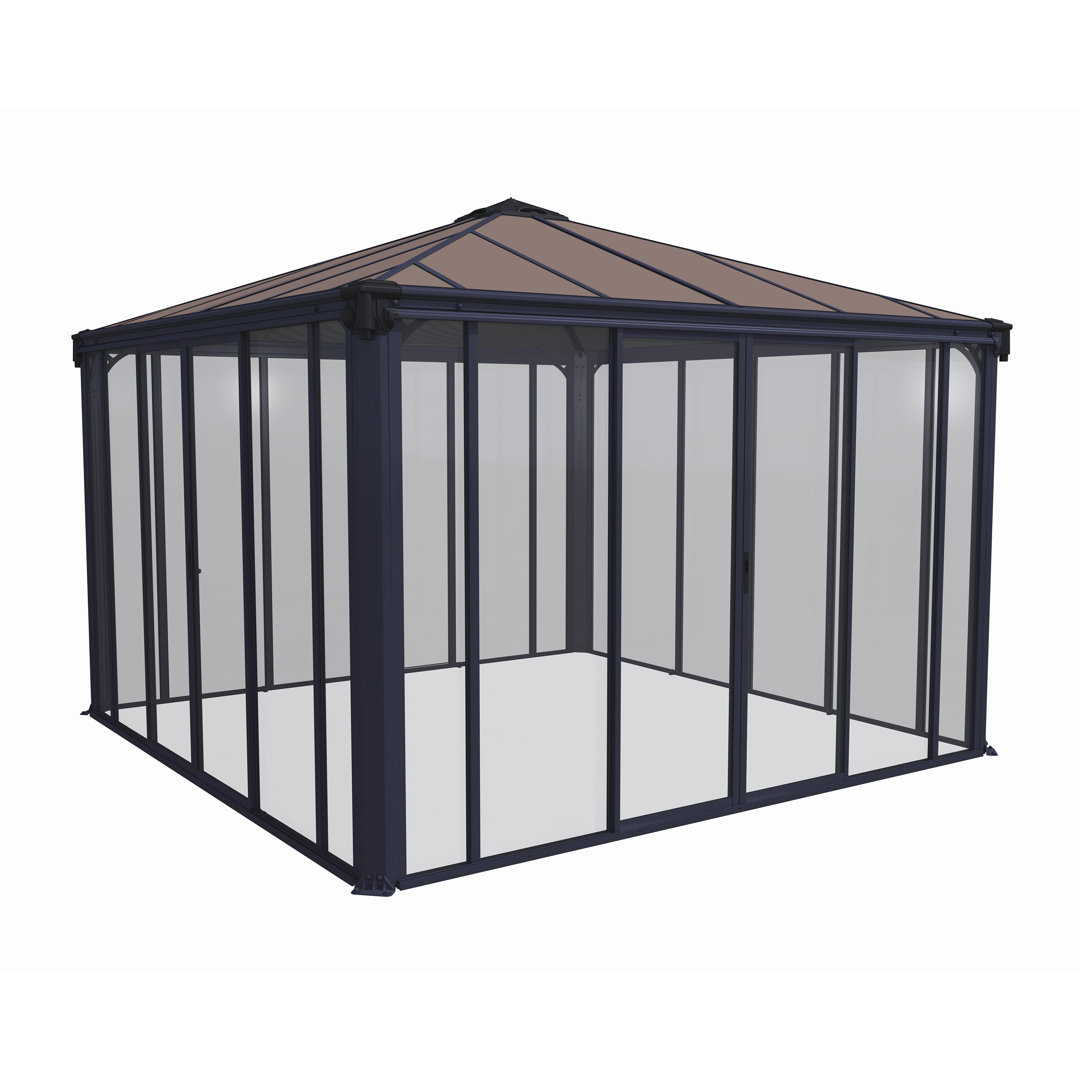 Ledro 3.6 m x 3.6 m D Enclosed Gazebo