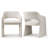 19" Seat Height Fabric Upholstered Dining Armchair-182389292