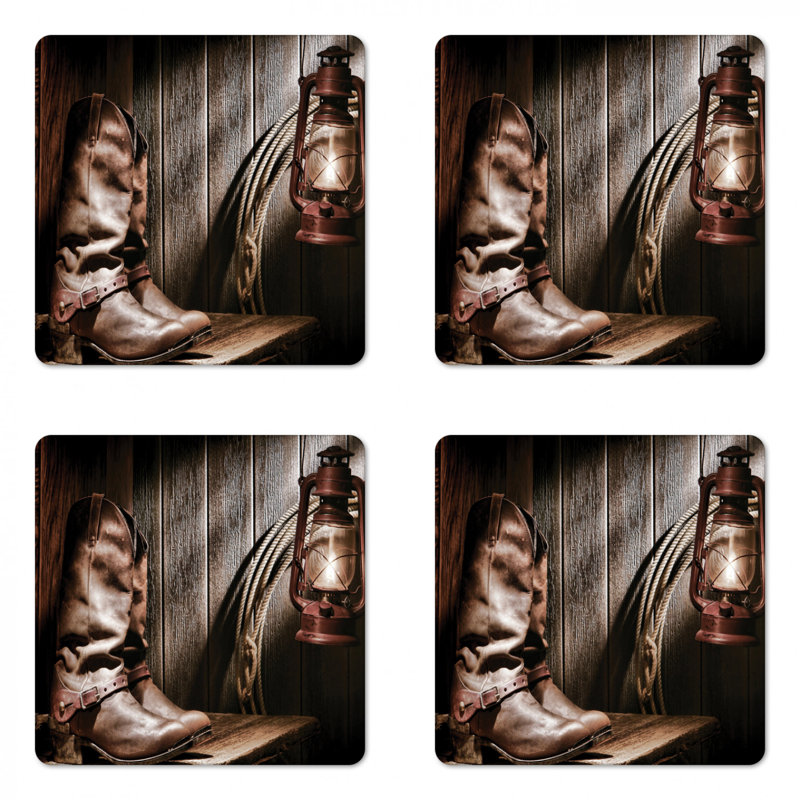 Sous-verre western