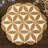 Polyester Embroidered Round Christmas Placemat