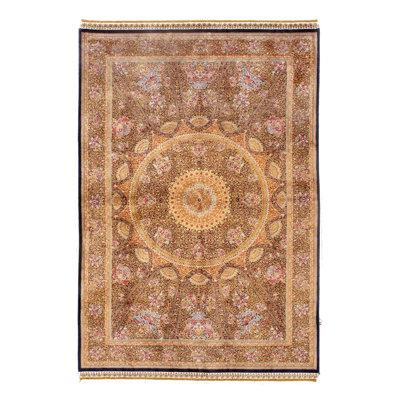 Tapis persan Qum Design 3'3"X 5'