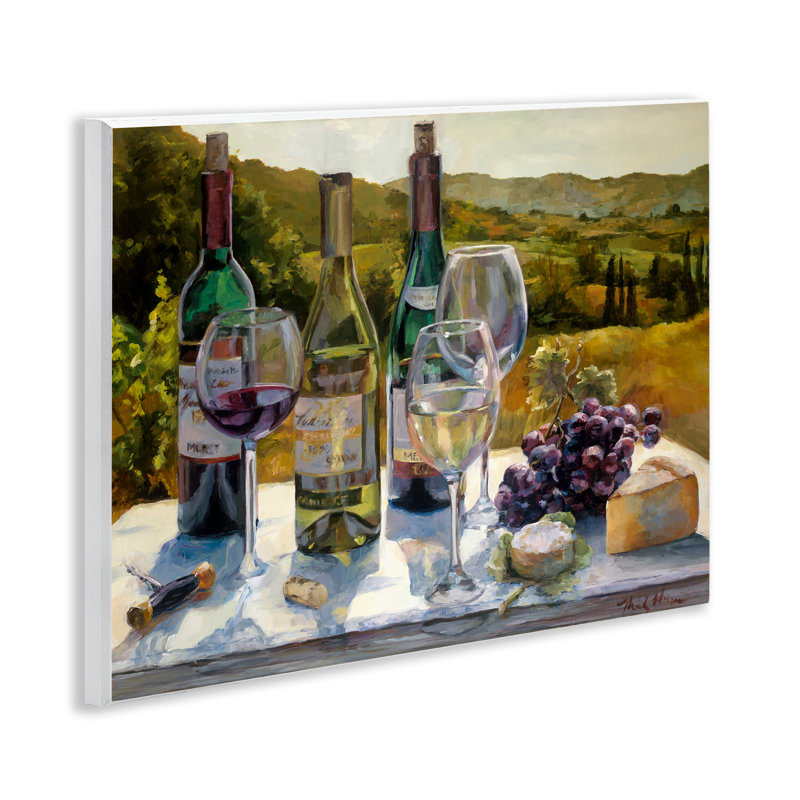 "Wine and Cheese Vineyard", art mural par Marilyn Hageman