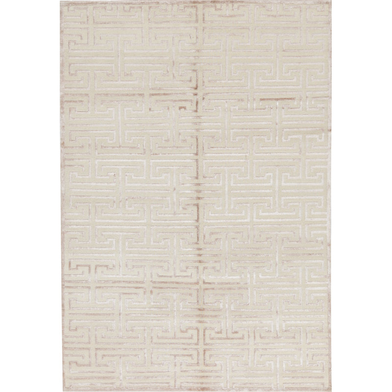 Tapis ivoire de haute qualité noué à la main Windsom