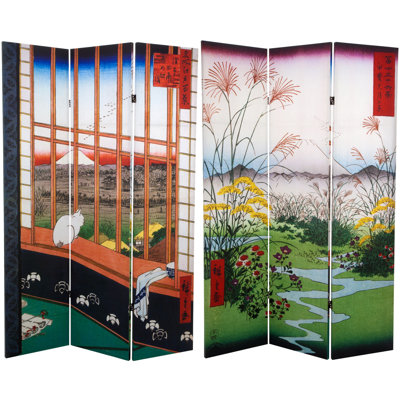 Hiroshige Ukiyo-e Folding Art Screen