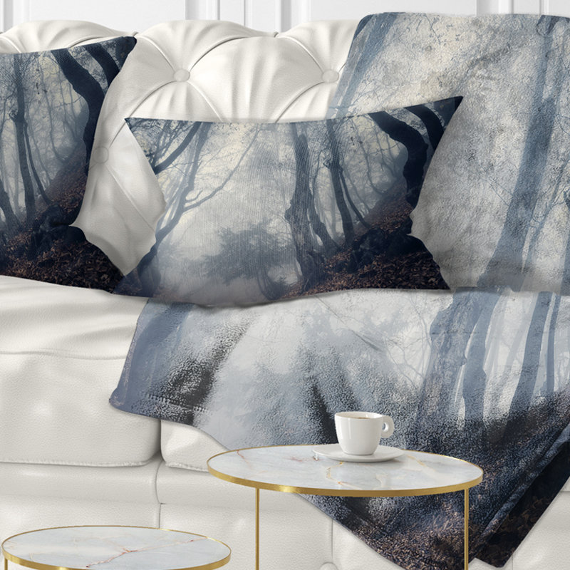 Coussin lombaire paysage d'automne