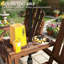 Stable Patio Bench,2-Seat Wooden Garden Bench