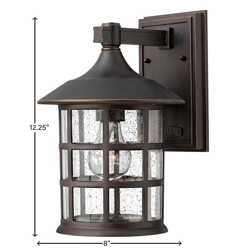 Lanterne murale d'extérieur Ecequiel, H 12,25 po x l 8 po x P 9 po / incandescent / non