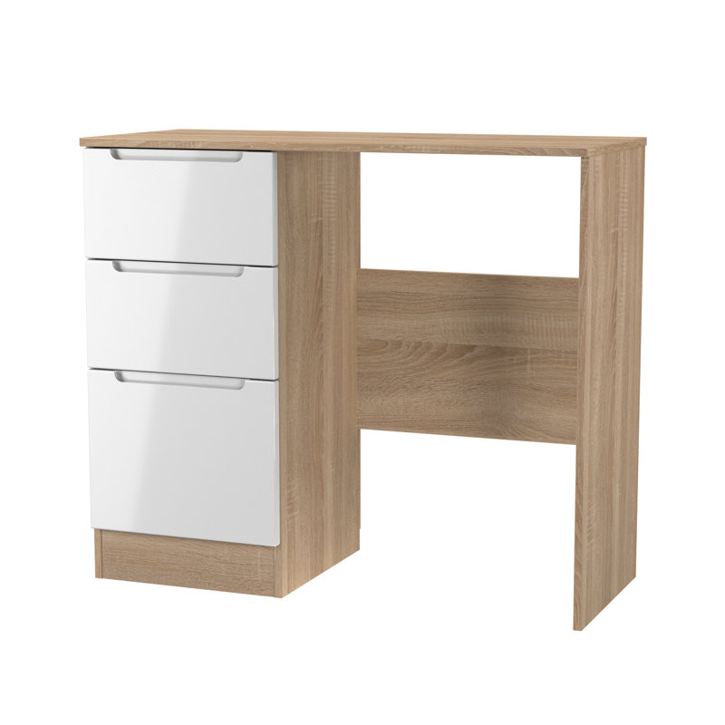 Bisma Dressing Table, White/Oak