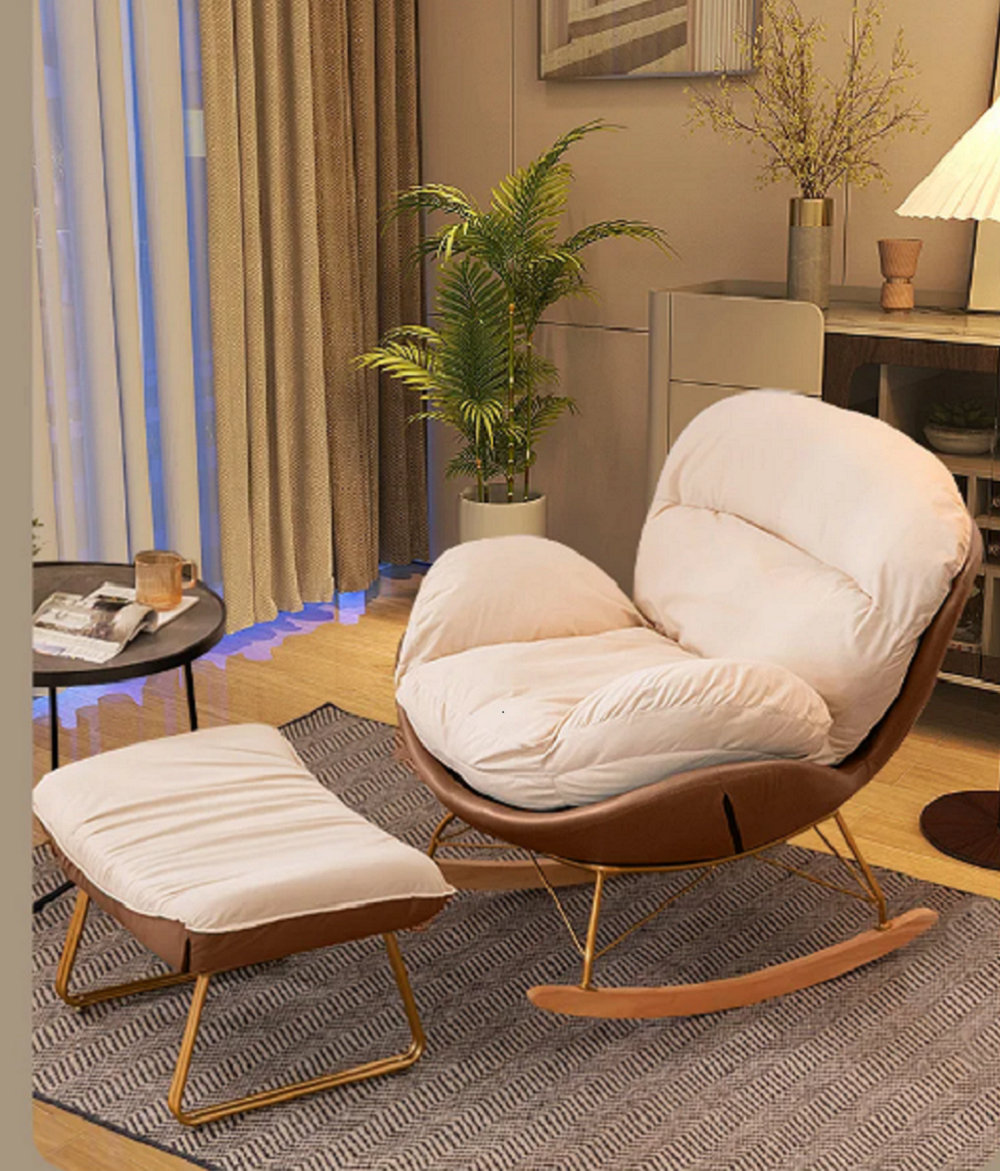 Sharan Rocking Chair Fjørde & Co Skara Luxury Rocking Chair | Wayfair.co.uk