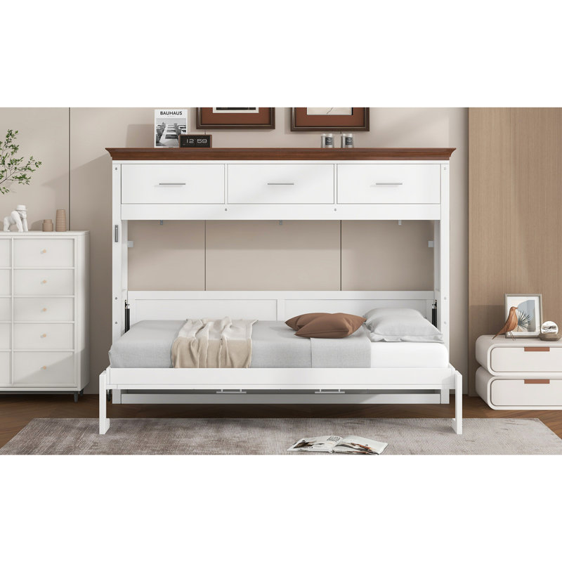 Murphy Bed with 3 Drawers