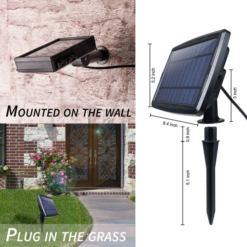 27FT 12-Bulb Solar Outdoor String Lights Shatterproof 2700K