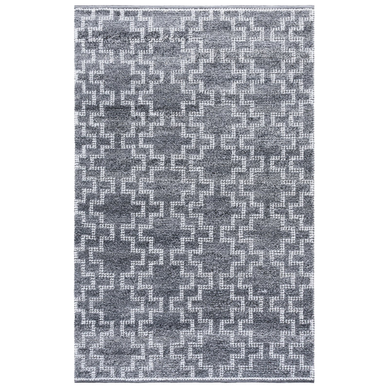 Tapis d'intérieur tissé à la main Vermont, Rectangle 8 pi 0 po x 10 pi 0 po